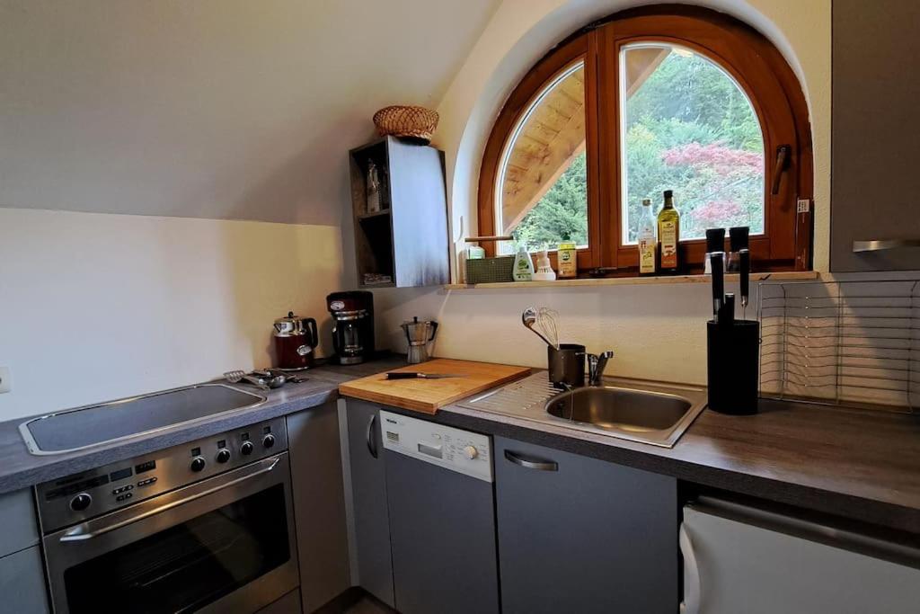 Gemütliche Waldrandlage in Badenweiler Sehringen Ferienwohnung Exterior foto
